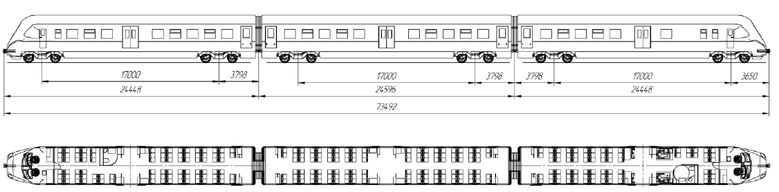 Ласточка 725 схема вагона